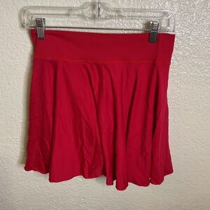 OQQ RED SKATER SKORT